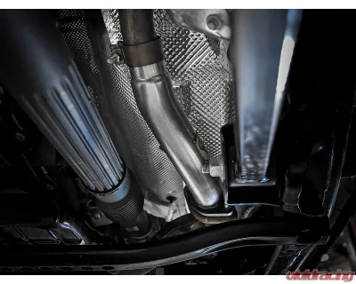 aFe Power Twisted Steel 2-1/2" 409 Stainless Steel Loop-Race Downpipe Jeep Wrangler JL | Gladiator JT 2018-2024 - 48-48024