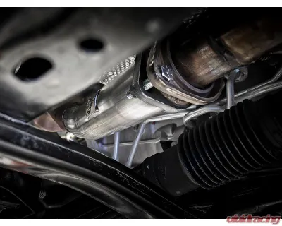 aFe Power Twisted Steel 2-1/2" 409 Stainless Steel Loop-Race Downpipe Jeep Wrangler JL | Gladiator JT 2018-2024 - 48-48024