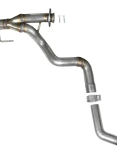 aFe Power Twisted Steel 2-1/4" 409 Stainless Steel Y-Pipe Jeep Wrangler JL | Gladiator JT V6-3.6L 2018-2024                                     - 48-48026 - Image 8