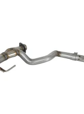 aFe Power Twisted Steel 2-1/4" 409 Stainless Steel Y-Pipe Jeep Wrangler JL | Gladiator JT V6-3.6L 2018-2024                                     - 48-48026 - Image 4