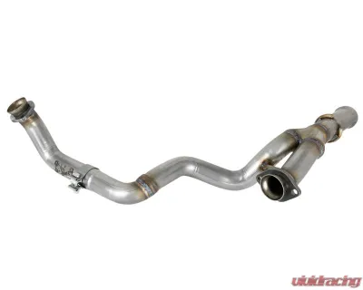 aFe Power Twisted Steel 2-1/4" 409 Stainless Steel Y-Pipe Jeep Wrangler JL | Gladiator JT V6-3.6L 2018-2024 - 48-48026