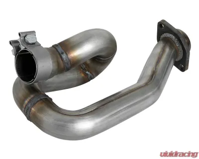 aFe Power Twisted Steel 2" 409 Stainless Steel Loop-Relocation Pipe Jeep Wrangler JL | Gladiator JT V6-3.6L 2018-2024 - 48-48027