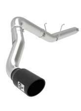 aFe Power Atlas 5" Aluminized Steel DPF-Back Exhaust System with Black Tips Ram Diesel Trucks L6-6.7L td 2019-2024                                     - 49-02075-B - Image 4