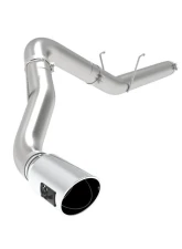 aFe Power Atlas 5" Aluminized Steel DPF-Back Exhaust System with Polished Tips Ram Diesel Trucks L6-6.7L td 2019-2024                                     - 49-02075-P - Image 4