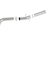 aFe Power Atlas 5" Aluminized Steel DPF-Back Exhaust System with Polished Tip Ram Diesel Trucks L6-6.7L td 2019-2024                                     - 49-02078-P - Image 4