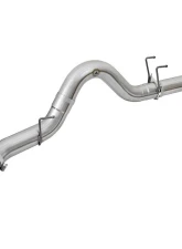 aFe Power ATLAS 5" Aluminized Steel DPF-Back Exhaust System with Polished Tips Ford Diesel Trucks V8-6.7L td 2017-2024                                     - 49-03090-P - Image 7