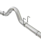 aFe Power ATLAS 5" Aluminized Steel DPF-Back Exhaust System with Polished Tips Ford Diesel Trucks V8-6.7L td 2017-2024                                     - 49-03090-P - Image 8