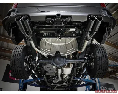 aFe Power Vulcan Series 304 Stainless Steel Catback Exhaust System with Black Tip GM Silverado | Sierra 1500 V8-6.2L 2019-2024 - 49-34102-B