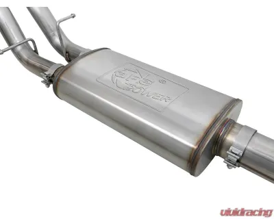 aFe Power Vulcan Series 304 Stainless Steel Catback Exhaust System with Polished Tip GM Silverado | Sierra 1500 V8-6.2L 2019-2024 - 49-34102-P