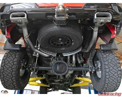 aFe Power Vulcan Series 3" to Dual 3" 304 Stainless Steel Catback Exhaust System GM Silverado | Sierra 1500 V8-5.3L 2019-2024 - 49-34103