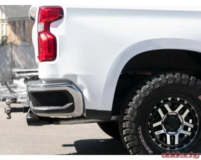 aFe Power Vulcan Series 3" to Dual 2-1/2" 304 Stainless Steel Catback Exhaust System with Black Tips GM Silverado | Sierra 1500 V6-4.3L | V8-5.3L 2019-2024 - 49-34104-B