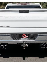 aFe Power Vulcan Series 3" to Dual 2-1/2" 304 Stainless Steel Catback Exhaust System with Black Tips GM Silverado | Sierra 1500 V6-4.3L | V8-5.3L 2019-2024                                     - 49-34104-B - Image 9
