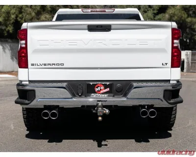 aFe Power Vulcan Series 3" to Dual 2-1/2" 304 Stainless Steel Catback Exhaust System with Black Tips GM Silverado | Sierra 1500 V6-4.3L | V8-5.3L 2019-2024 - 49-34104-B