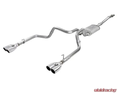 aFe Power Vulcan Series 3" to Dual 2-1/2" 304 Stainless Steel Catback Exhaust System with Polished Tips GM Silverado | Sierra 1500 V6-4.3L | V8-5.3L 2019-2024 - 49-34104-P