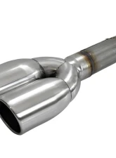 aFe Power Vulcan Series 3" to Dual 2-1/2" 304 Stainless Steel Catback Exhaust System with Polished Tips GM Silverado | Sierra 1500 V6-4.3L | V8-5.3L 2019-2024                                     - 49-34104-P - Image 6