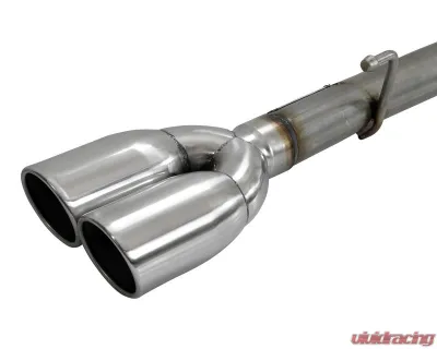 aFe Power Vulcan Series 3" to Dual 2-1/2" 304 Stainless Steel Catback Exhaust System with Polished Tips GM Silverado | Sierra 1500 V6-4.3L | V8-5.3L 2019-2024 - 49-34104-P