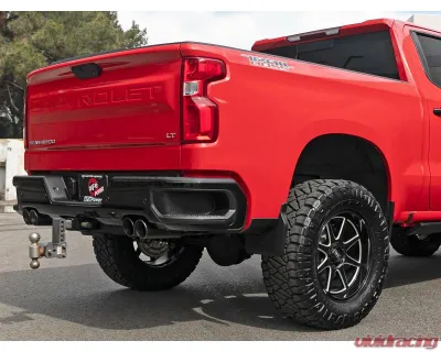 aFe Power Vulcan Series 3" to Dual 3" 304 Stainless Steel Catback Exhaust System with Black Tip GM Silverado | Sierra 1500 V8-5.3L 2019-2024 - 49-34105-B