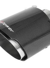 aFe Power Mach Force-XP 304 Stainless Steel Catback Exhaust with Carbon Fiber Tips with NPP without Muffler Chevrolet Corvette C8 V8-6.2L 2020-2024                                     - 49-34124NM-C - Image 4