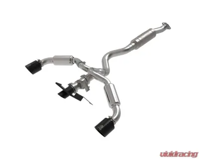 aFe POWER Gemini XV Stainless Steel Catback Exhaust System for 2023-2024 Toyota GR Corolla L3 1.6L - 49-36067-B