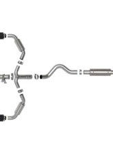 aFe POWER Gemini XV Stainless Steel Catback Exhaust System for 2023-2024 Toyota GR Corolla L3 1.6L                                     - 49-36067-B - Image 3