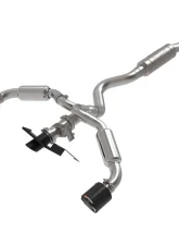 AFE Gemini XV Stainless Steel Catback Exhaust System for 2023-2024 Toyota GR Corolla L3 1.6L                                     - 49-36067-C - Image 6