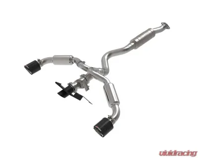 AFE Gemini XV Stainless Steel Catback Exhaust System for 2023-2024 Toyota GR Corolla L3 1.6L - 49-36067-C