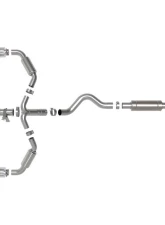 aFe POWER Gemini XV Catback Exhaust System for 2023-2024 Toyota GR Corolla L3 1.6L Turbo                                     - 49-36067-L - Image 3