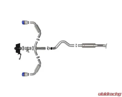 aFe POWER Gemini XV Catback Exhaust System for 2023-2024 Toyota GR Corolla L3 1.6L Turbo - 49-36067-L