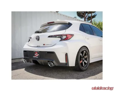 AFE Gemini XV Stainless Steel Catback Exhaust System w/Cut-Out Polished Toyota GR Corolla 23-24 L3-1.6L (t) - 49-36067-P