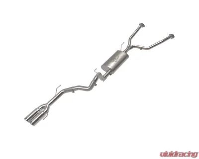 AFE Vulcan Series Stainless Steel Catback Exhaust System w/Polished Tip Toyota Sequoia 23-24 V6-3.4L (tt) - 49-36068-P