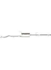 aFe Power Vulcan Series 2-1/2" to 3" 304 Stainless Steel Catback Exhaust System with Black Tip Toyota Tacoma L4-2.4L t 2024                                     - 49-36074-B - Image 6