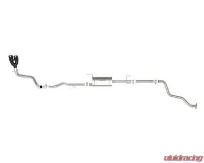 aFe Power Vulcan Series 2-1/2" to 3" 304 Stainless Steel Catback Exhaust System with Black Tip Toyota Tacoma L4-2.4L t 2024 - 49-36074-B