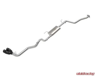aFe Power Vulcan Series 2-1/2" to 3" 304 Stainless Steel Catback Exhaust System with Black Tip Toyota Tacoma L4-2.4L t 2024 - 49-36074-B