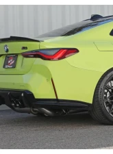 aFe Power Mach Force-XP 3" to 2-1/2" 304 Stainless Steel Catback Exhaust with Black Tips BMW M3 | M4 G80 | 82 L6-3.0L tt S58 2021-2024                                     - 49-36351-B - Image 2