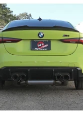 aFe Power Mach Force-XP 3" to 2-1/2" 304 Stainless Steel Catback Exhaust with Black Tips BMW M3 | M4 G80 | 82 L6-3.0L tt S58 2021-2024                                     - 49-36351-B - Image 3