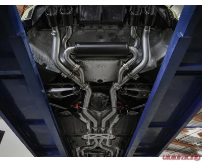 aFe Power Mach Force-XP 3" to 2-1/2" 304 Stainless Steel Catback Exhaust with Carbon Fiber Tips BMW M3 | M4 G80 | 82 L6-3.0L tt S58 2021-2024 - 49-36351-C
