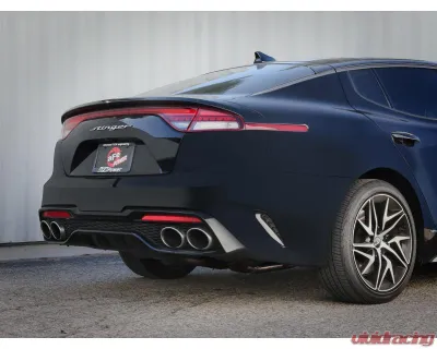 aFe POWER Gemini XV 3 IN to Dual 2-1/2 IN Catback Exhaust System for Kia Stinger 2018-2023 - 49-37034