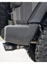 aFe Power Rebel Series 2-1/2" 304 Stainless Steel Catback Exhaust System with Black Tips Jeep WranglerJL V6-3.6L 2018-2024                                     - 49-38066-B - Image 9