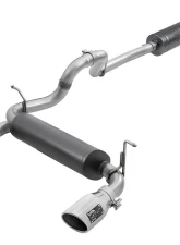 aFe Power Rebel Series 2-1/2" 304 Stainless Steel Catback Exhaust System with Polished Tips Jeep WranglerJL V6-3.6L 2018-2024                                     - 49-38066-P - Image 8