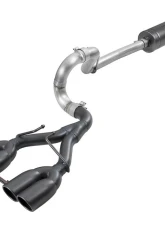 aFe Power Rebel Series 2-1/2" 304 Stainless Steel Catback Exhaust System with Black Tips Jeep Wrangler JL V6-3.6L 2018-2024                                     - 49-38071-B - Image 9