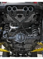 aFe Power Rebel Series 2-1/2" 304 Stainless Steel Catback Exhaust System with Black Tips Jeep Wrangler JL V6-3.6L 2018-2024                                     - 49-38071-B - Image 6