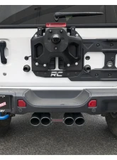 aFe Power Rebel Series 2-1/2" 304 Stainless Steel Catback Exhaust System with Black Tips Jeep Wrangler JL V6-3.6L 2018-2024                                     - 49-38071-B - Image 8