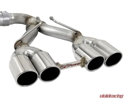 aFe Power Rebel Series 2-1/2" 304 Stainless Steel Catback Exhaust System with Polished Tips Jeep Wrangler JL V6-3.6L 2018-2024 - 49-38071-P