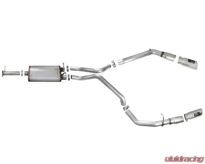 AFE Power Mach Force-XP 3" Stainless Steel Catback Exhaust System for 2019-2024 Ram 1500 HEMI V8 - 49-42059-P