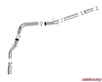 aFe Power Large Bore-HD 5" 409 Stainless Steel DPF-Back Exhaust System for Ram 2500/3500 2019-2024 - 49-42078-P