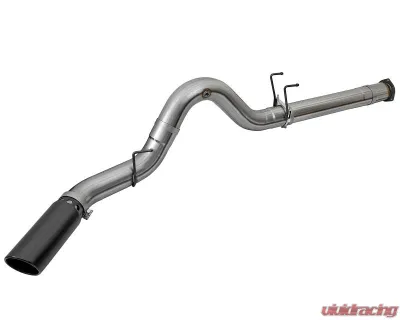 AFE Power Large Bore-HD 5" 409 Stainless Steel DPF-Back Exhaust System for 2017-2024 Ford Diesel V8-6.7L - 49-43090-B