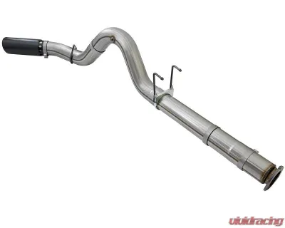 AFE Power Large Bore-HD 5" 409 Stainless Steel DPF-Back Exhaust System for 2017-2024 Ford Diesel V8-6.7L - 49-43090-B
