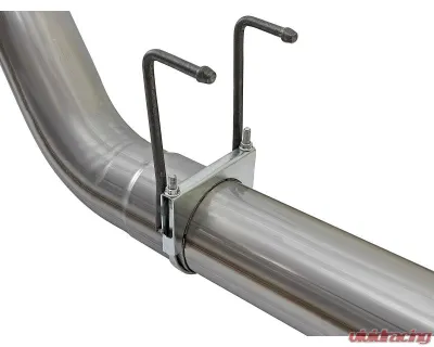 AFE Power Large Bore-HD 5" 409 Stainless Steel DPF-Back Exhaust System for 2017-2024 Ford Diesel V8-6.7L - 49-43090-B