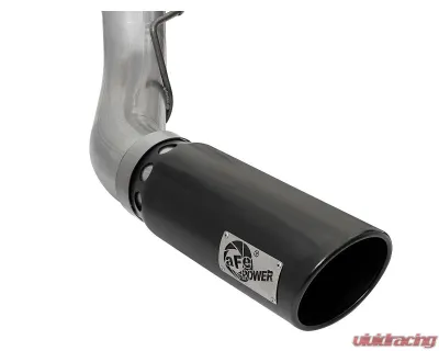 AFE Power Large Bore-HD 5" 409 Stainless Steel DPF-Back Exhaust System for 2017-2024 Ford Diesel V8-6.7L - 49-43090-B