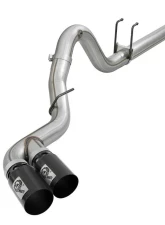 aFe Power Rebel XD Series 4" 409 Stainless Steel DPF-Back Exhaust System for Ford 6.7L Diesel 2017-2025                                     - 49-43102-B - Image 6